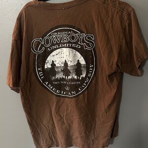Brown Short Sleeve Tee